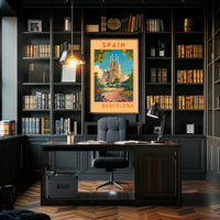 Barcelona Travel Poster