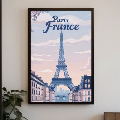 Paris France – Eiffel Tower at Sunset