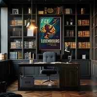 Fly To Luxembourg Poster