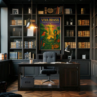 Viva Brasil A Tapestry of Culture and Nature Poster