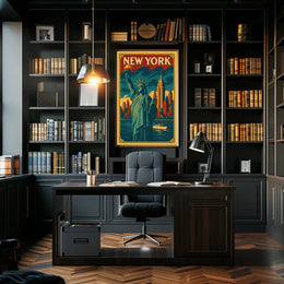 New York City Iconic Landmarks Poster