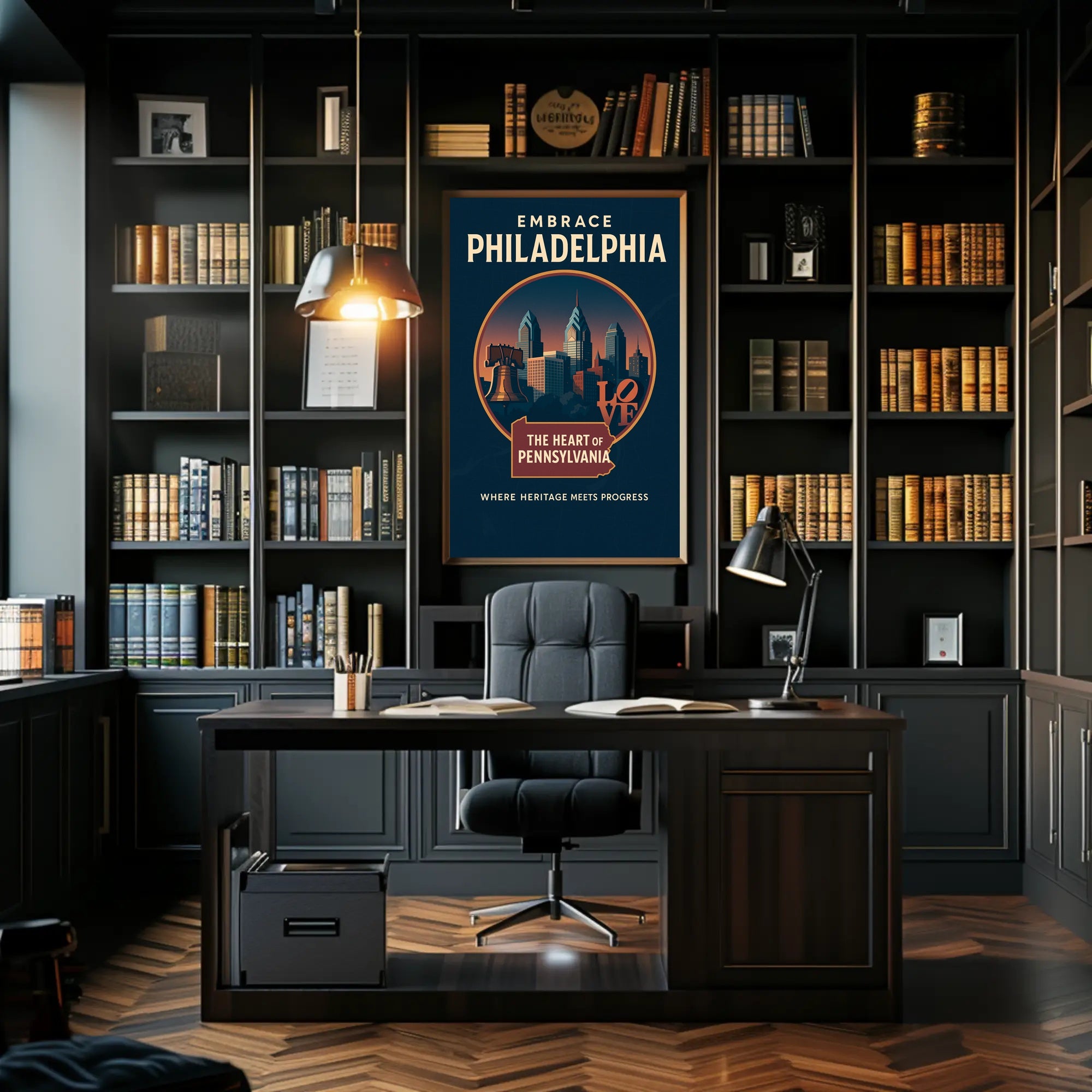 Embrace Philadelphia Poster PosterGoat