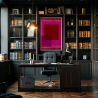 Vibrant Geometric Abstraction Poster