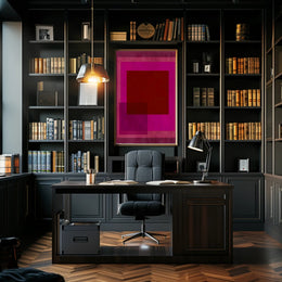 Vibrant Geometric Abstraction Poster