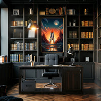 Celestial Launch Poster