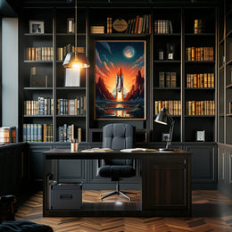 Celestial Launch Poster