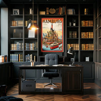 Hamburg A Vibrant Cityscape Poster