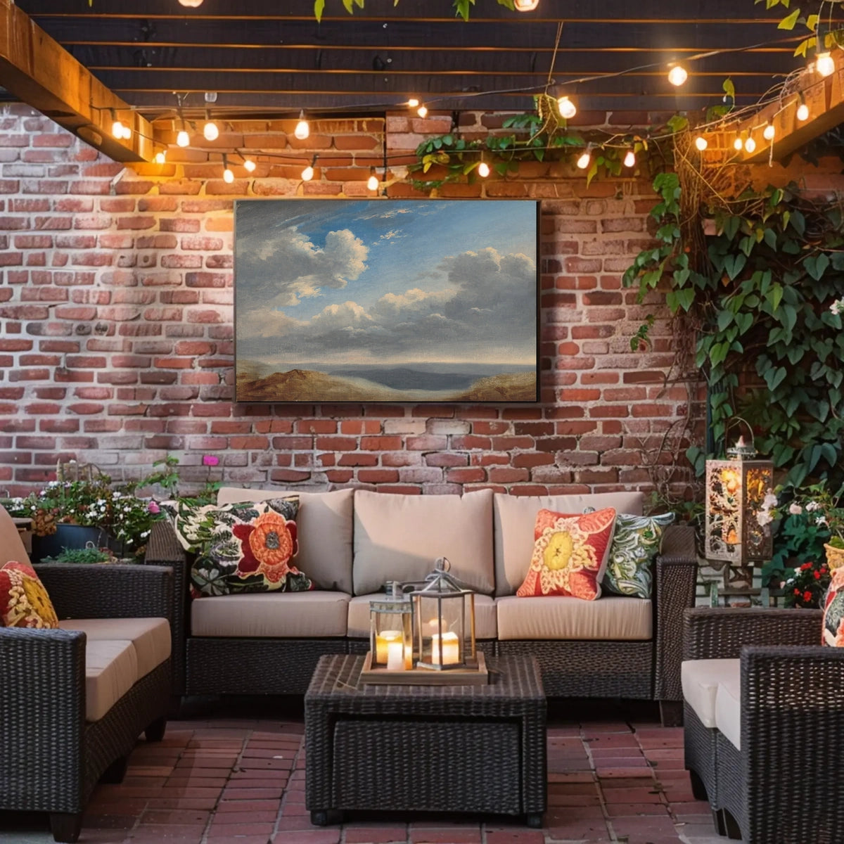 Scenic Landscape Art Poster: Tranquil Nature's Majesty Collection
