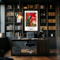 The Artistry of William Morris Cotton Prints Exhibition Poster