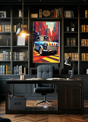 Classic Car Vibrance Pop Culture Poster