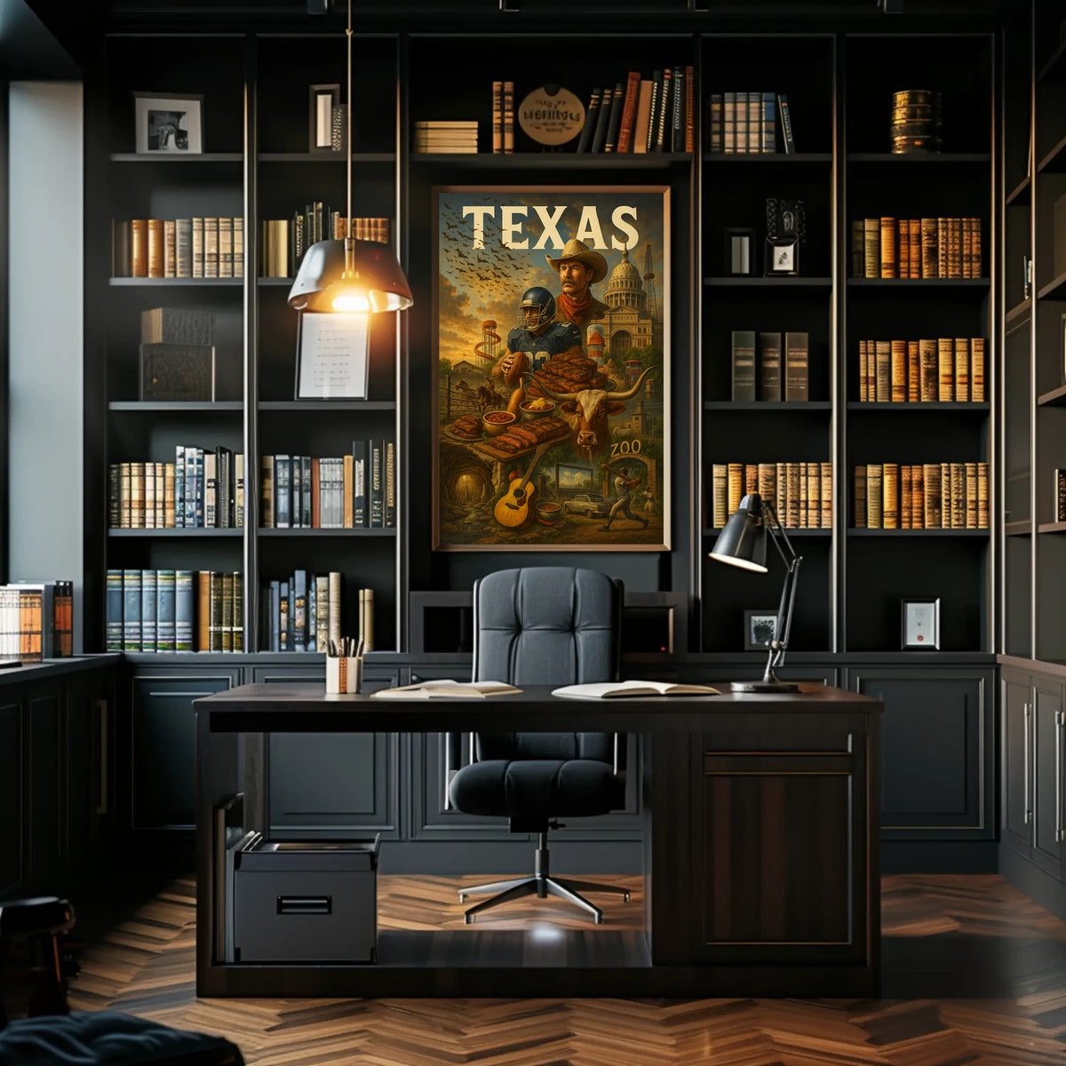 Texas Heritage Montage Poster
