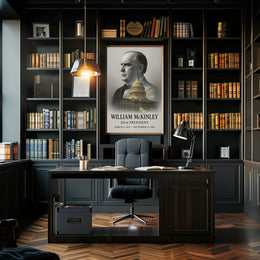 William McKinley 25th President of the United States Reflections Poster
