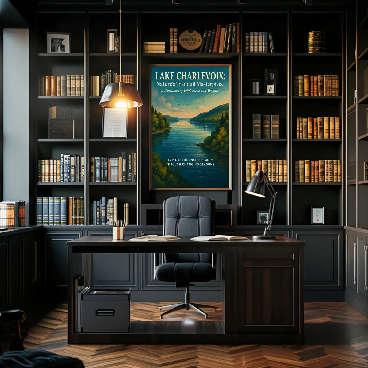 Lake Charlevoix NatureS Tranquil Poster