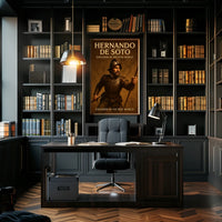 Hernando De Soto Explorer Of The New Poster