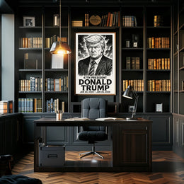 Donald Trump 47th President Poster