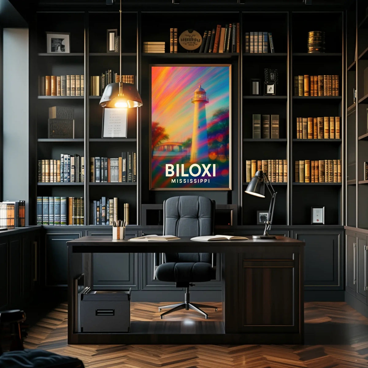 Biloxi Lighthouse Mississippi Poster