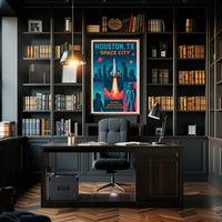 Space City Houston, TX Poster