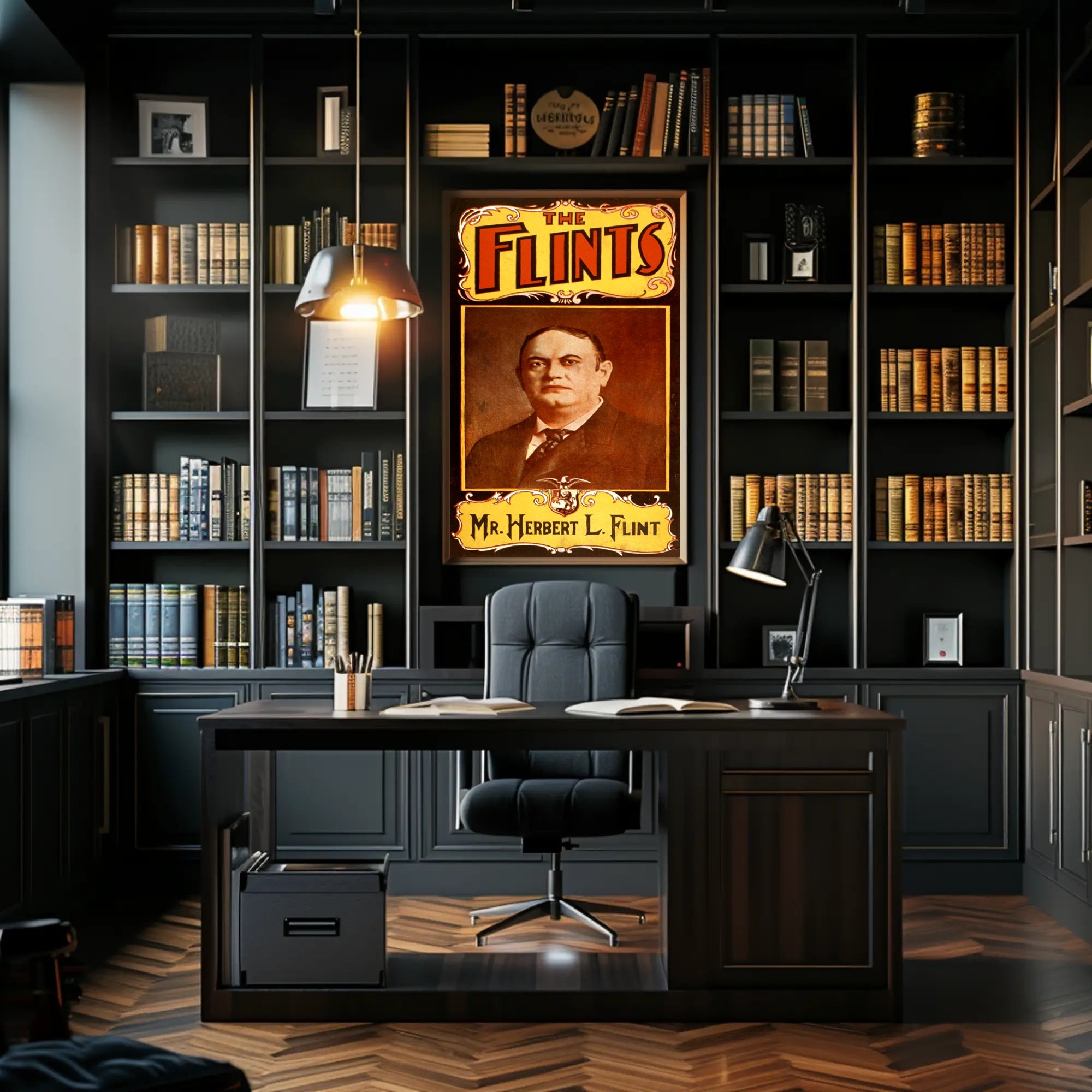 Vintage Entertainment Mr. Herbert L. Flint Poster