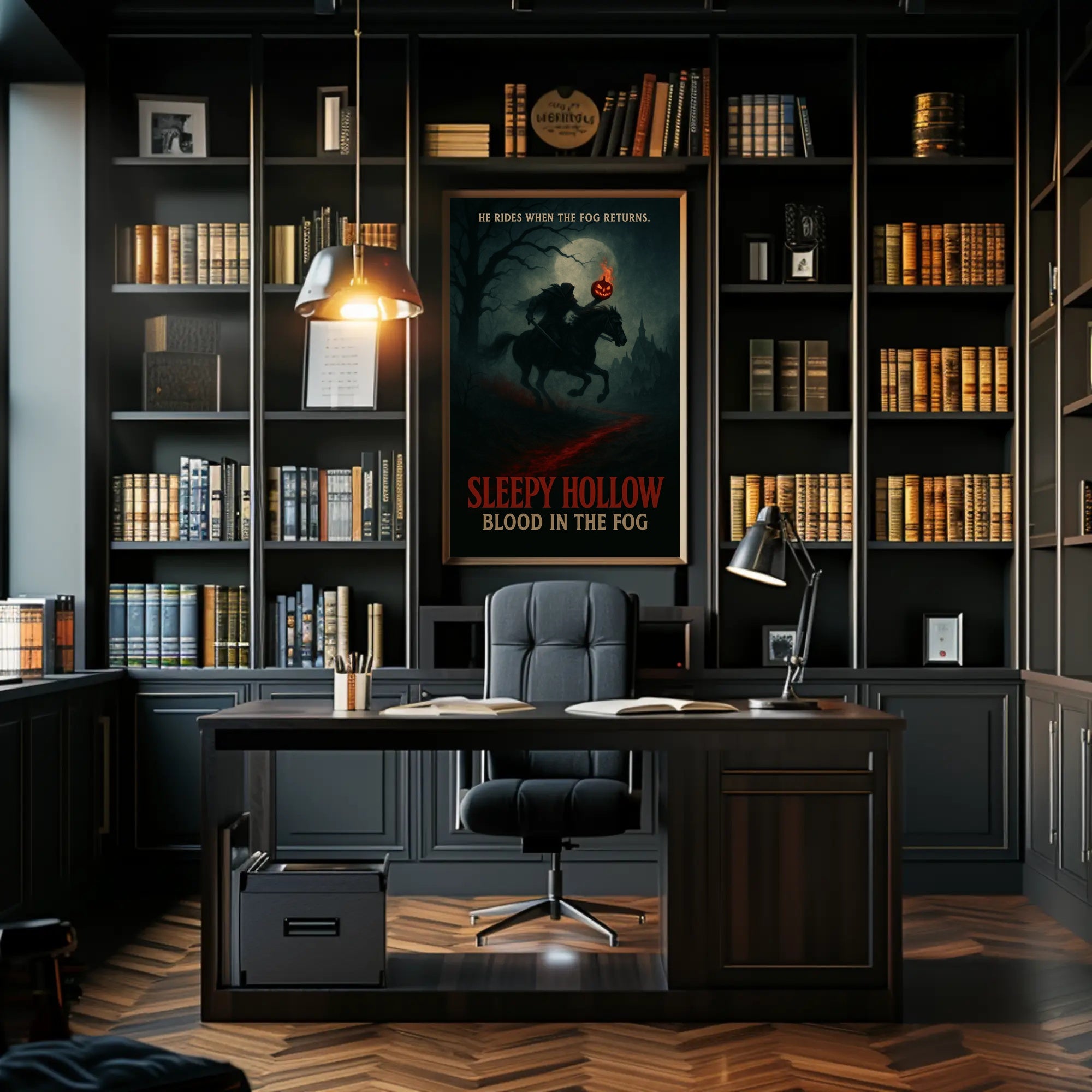 Headless Horseman Riding: Fantasy or Mythology Poster