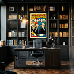 James Madison's Presidential Era Poster PosterGoat