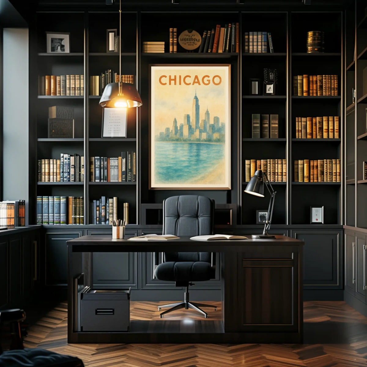 Chicago Skyline Poster