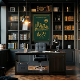 Little Rock City Edition Poster PosterGoat