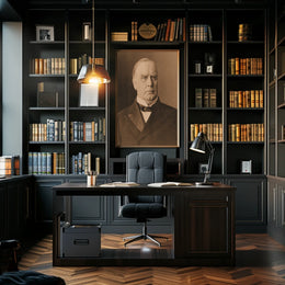 Portrait of a Distinguished Leader Poster