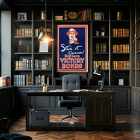 Victory Bonds Vintage Propaganda Poster