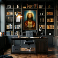 Jesus Christ Divine Light Classical Religious Artistic Poster