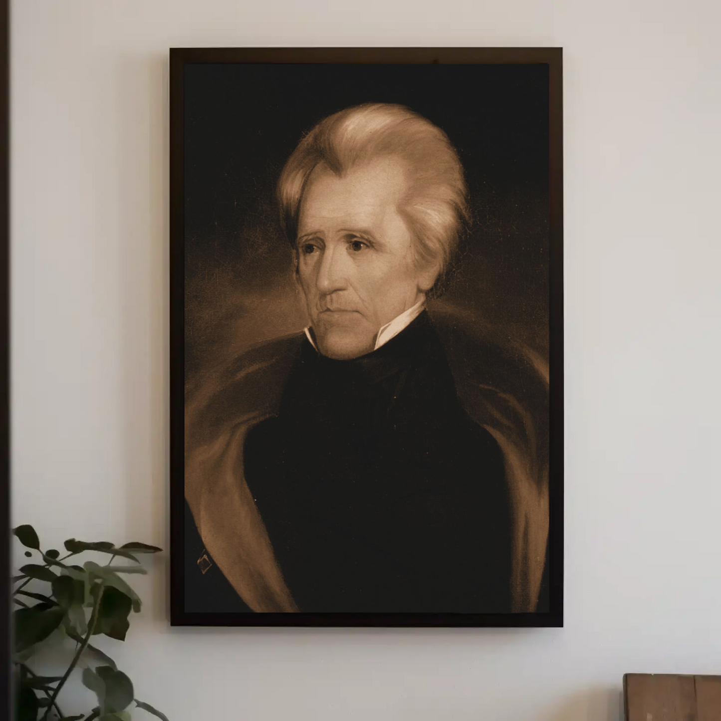 Andrew Jackson 7th President Sepia Photo