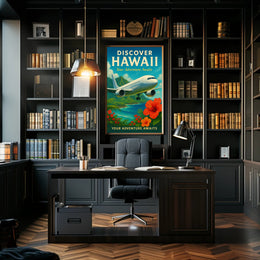 Discover Hawaii Wall Art Print Decor PosterGoat