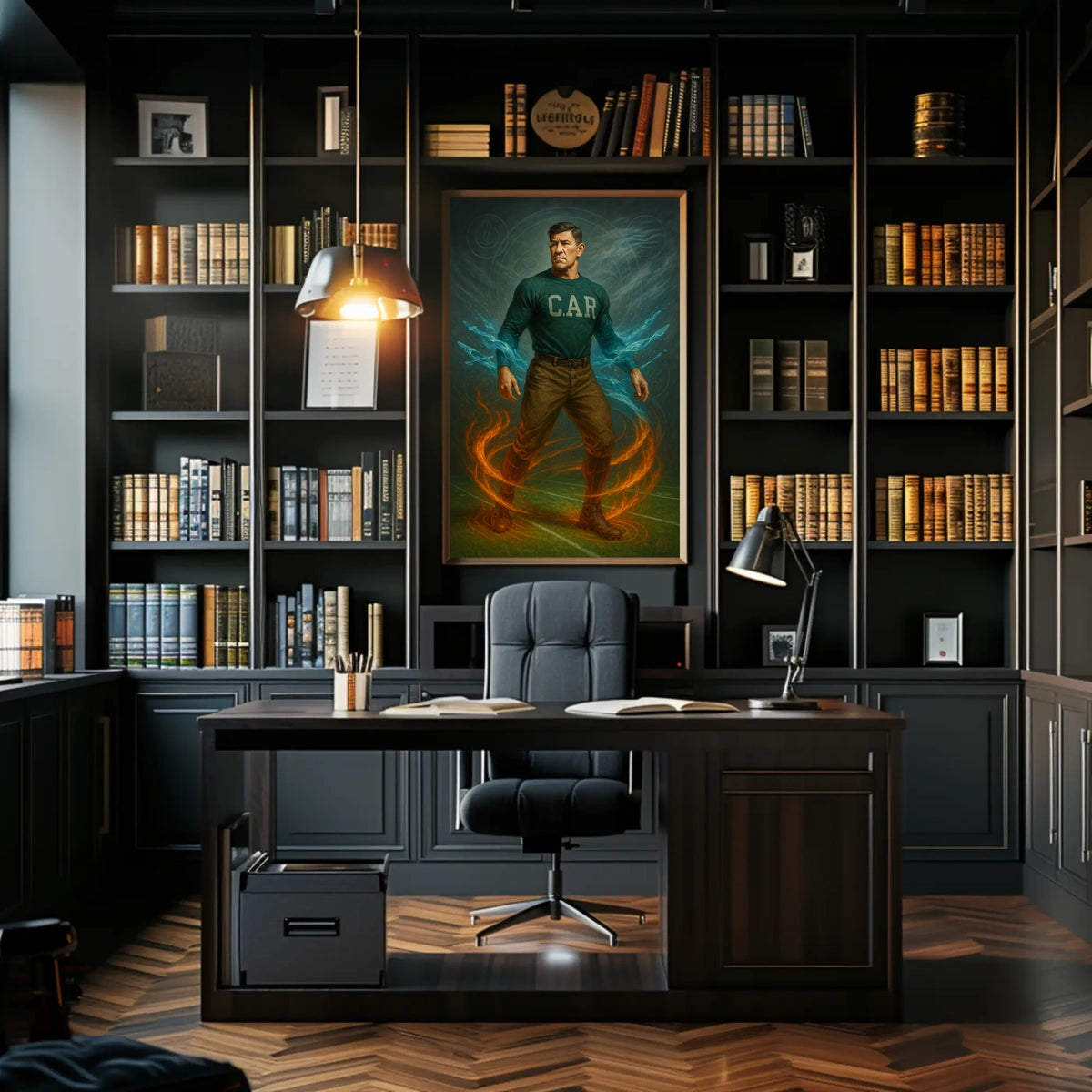 Elemental Athlete Art Jim Thorpe Poster