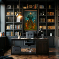 Elemental Athlete Art Jim Thorpe Poster