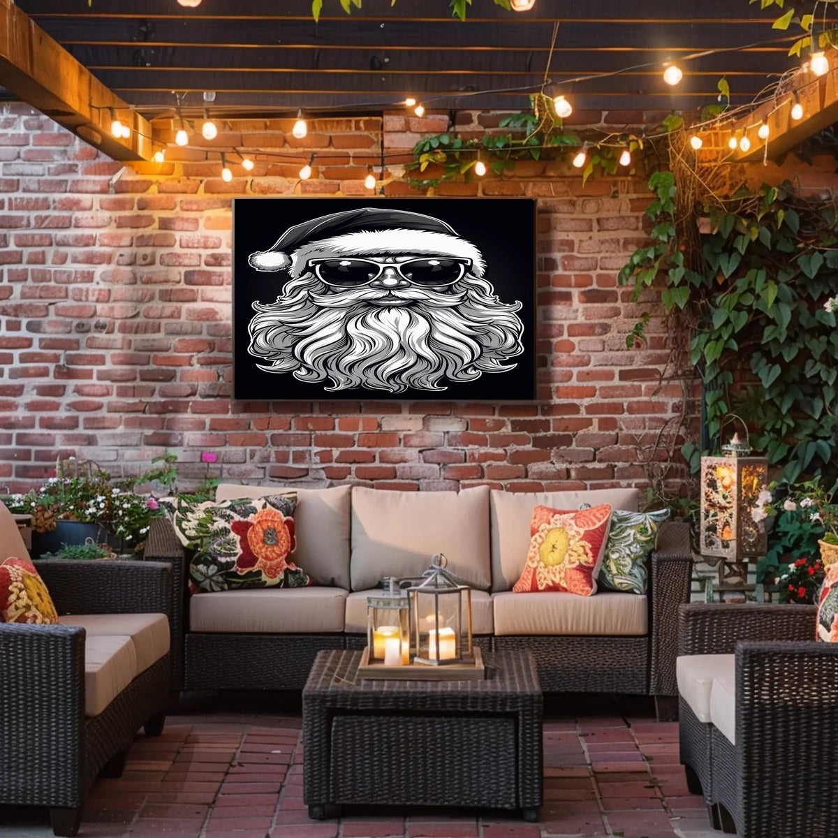 Cool Santa Vibes Poster