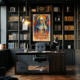 Saint Catherine Of Siena Poster