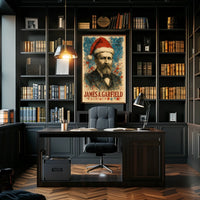 James A. Garfield 20th President of the United States Christmas SeriesPoster