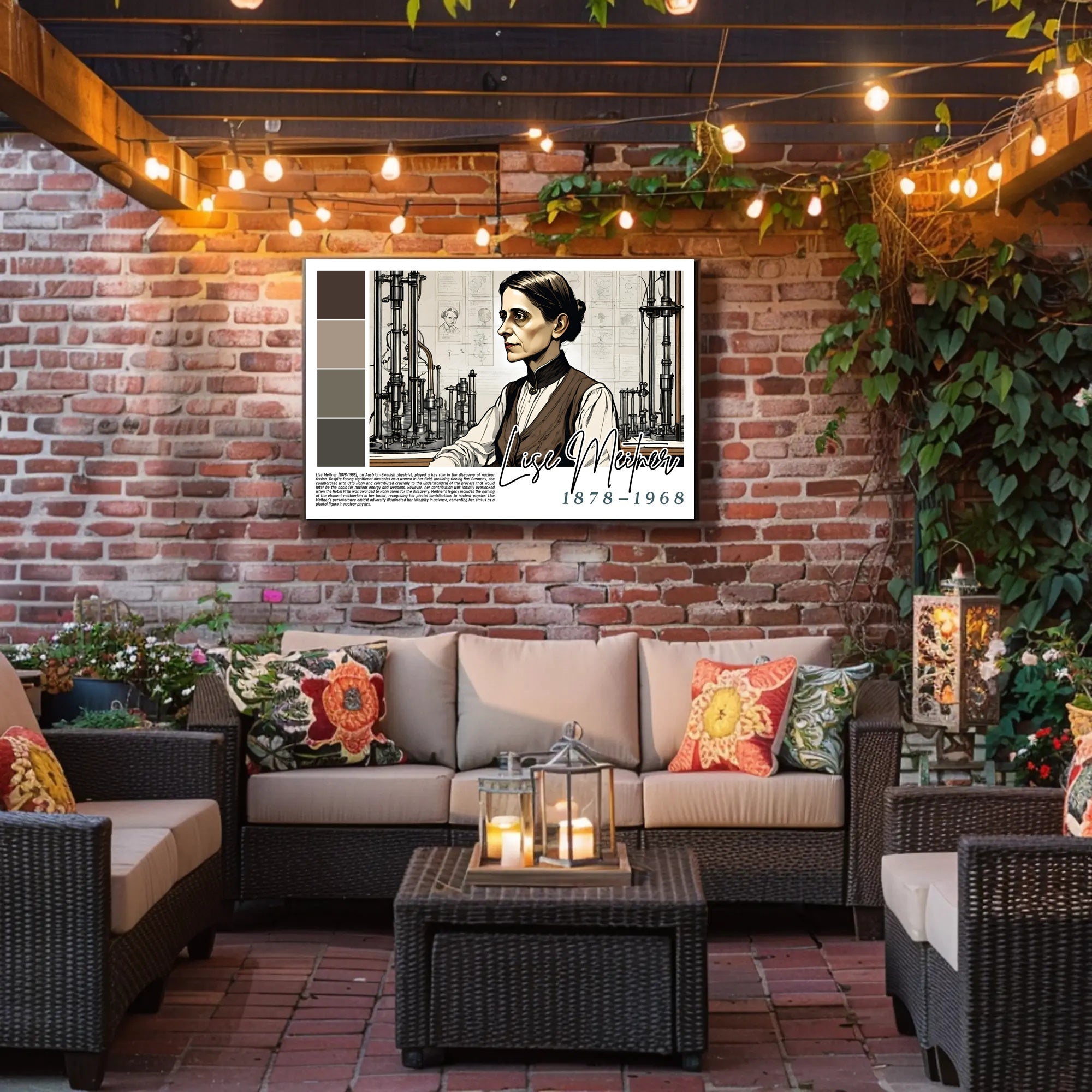 Lise Meitner: Pioneer of Nuclear Physics Poster