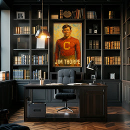 Jim Thorpe Portrait Poster