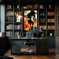 Abstract Geometric Composition Abstract Poster