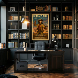 Buffalo Bill Wild West Adventure Cultural Heritage Poster