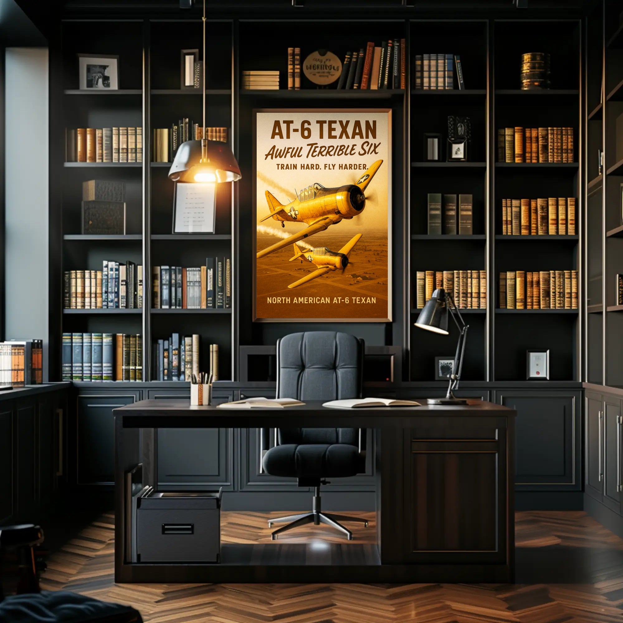 North American AT-6 Texan Poster PosterGoat