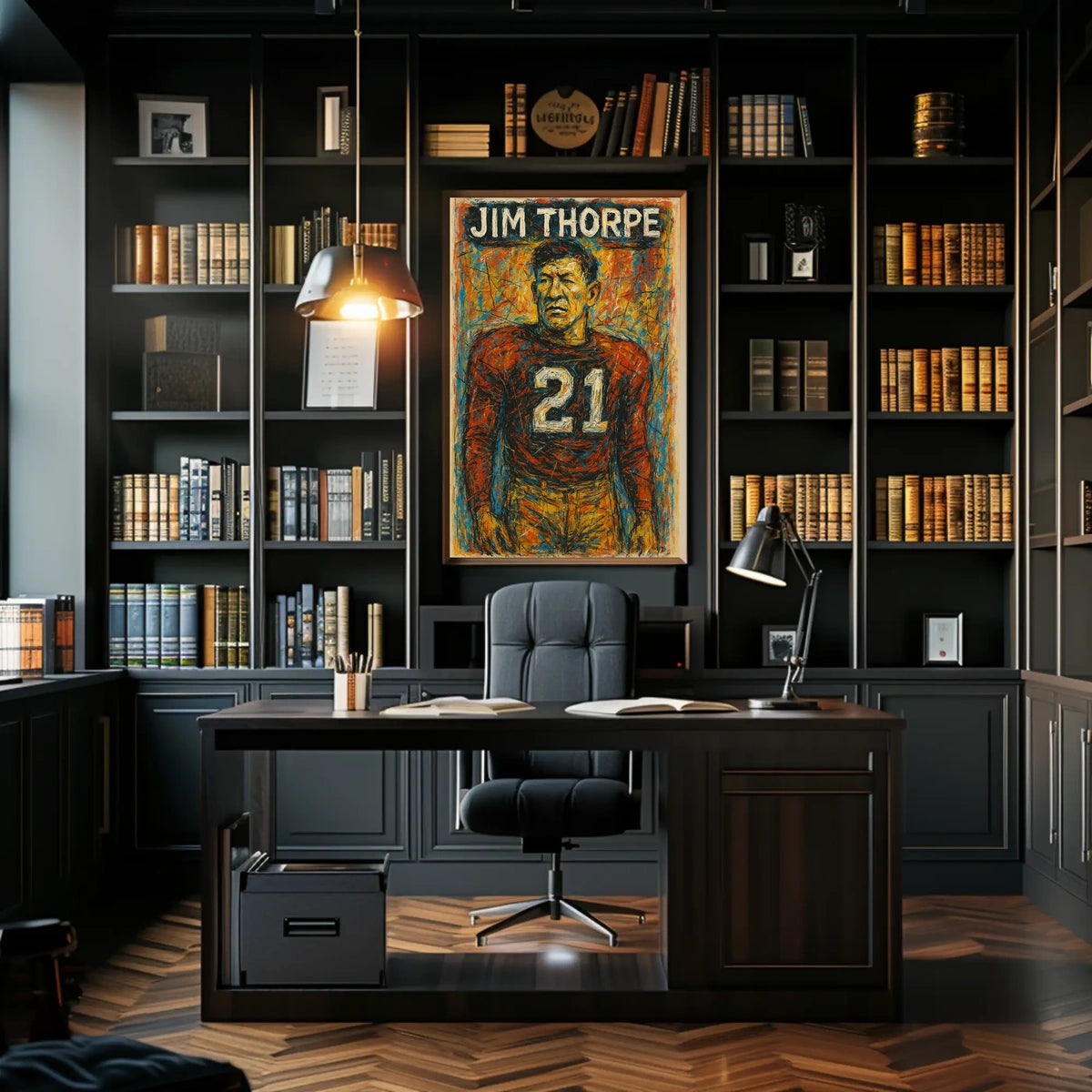 Jim Thorpe Legendary Athlete Poster