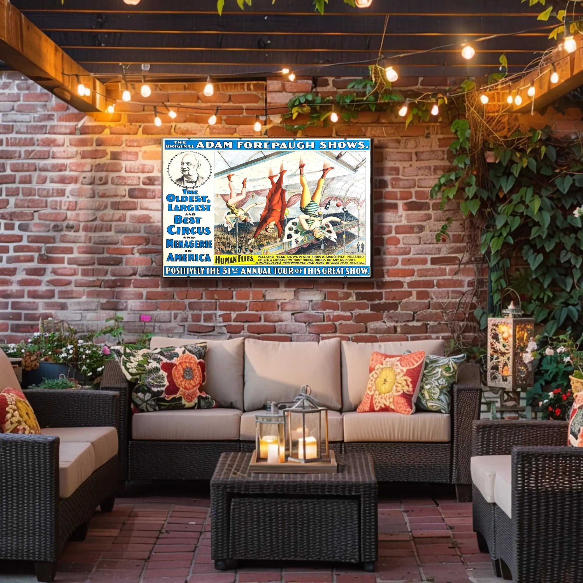 Adam Forepaugh Shows – 31st Annual Tour Poster