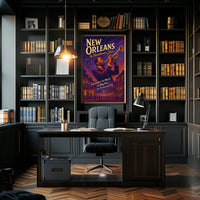 New Orleans The Heartbeat Of Jazz Poster