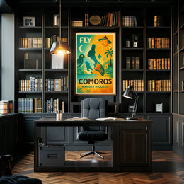 Tropical Adventure Awaits Comoros Travel Poster PosterGoat