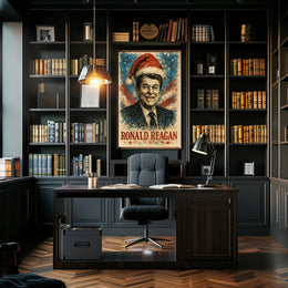 Ronald Reagan 40th President of the United States Christmas SeriesPoster