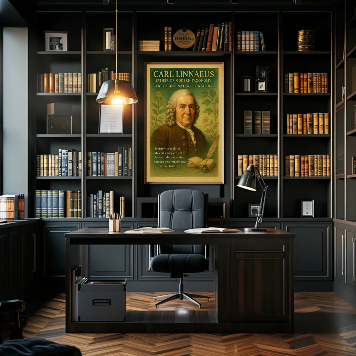 Carl Linnaeus Father of Modern Taxonomy Poster