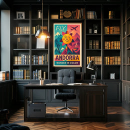 Fly Andorra Wander in Color Poster