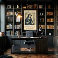 Blessed Diana d’Andalò Vintage Religious Iconography Poster