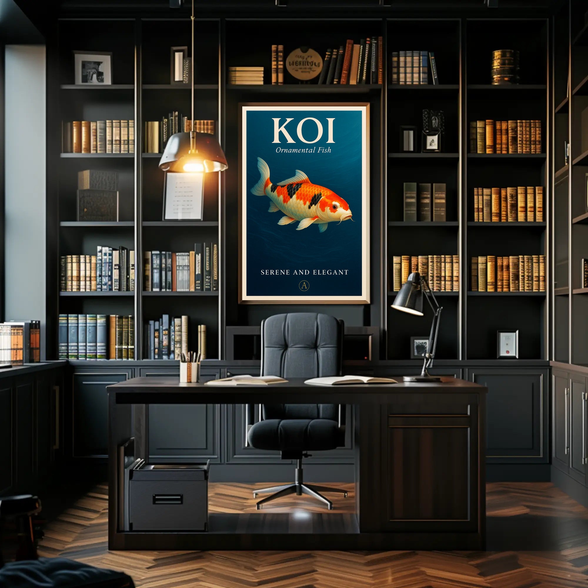 Koi  Ornamental Fish Poster PosterGoat